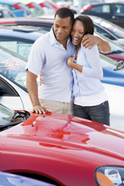 Man and Woman Car Shopping